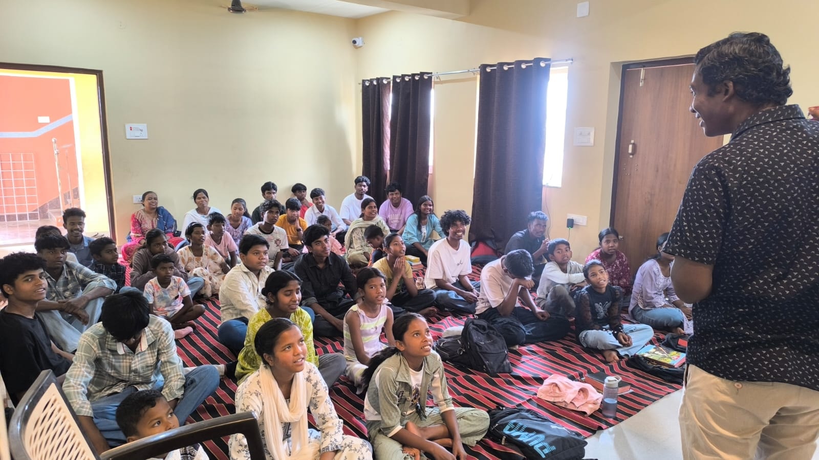 Group gathering and workshop session